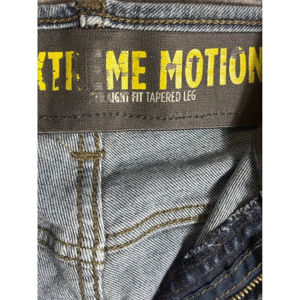 Lee‎ Extreme Motion Mens Jeans Tapered Leg Dark Wash Denim Size 32x30